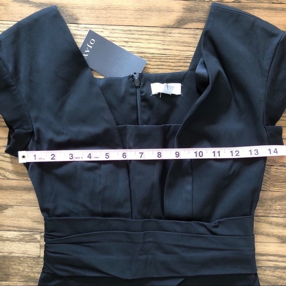 NEW OJAY Black Structured Sheath Dress | 6 - Picture 7 of 9